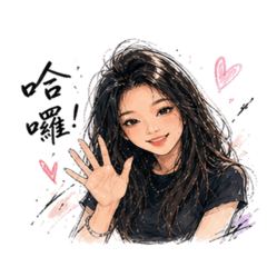 日系療癒茹女孩｜超實用聊天貼圖