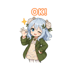 sakichan - Daily Chat Stickers
