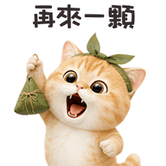 ヾ(*ΦωΦ)ツ小貓貓端午肉粽再來一顆