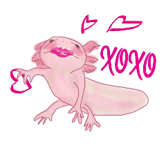 the Axolotl talks in English.