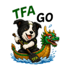 TFA dragon boat sticker