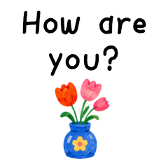 Colorful Message Stickers By Ngingi