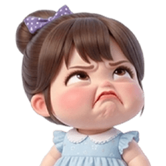 淘氣小胖妹矮額矮額