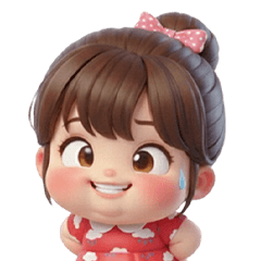 淘氣小胖妹大臉特寫