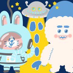 ワレワレハ宇宙人!?くま&うさぎゆるい敬語