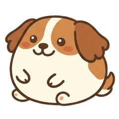 Cute Kooikerhondje Stickers002