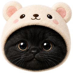 熊頭貓咪 Emoji ❤️ 豐富表情16