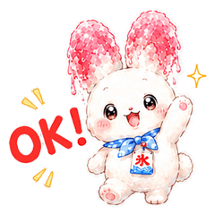 Kakipyon Shaved Ice Bunny