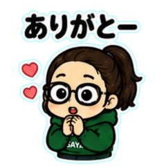 SAYA's Everyday Greeting Stickers