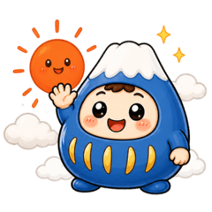 富士達磨不倒翁-日常表情篇