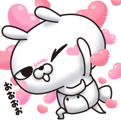 Single Eyelid Of A Rabbit 22 Line Stickers Line Store Single Eyelid Of A Rabbit 22 Line Stickers Line Store