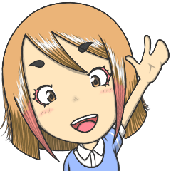 A girl's Sticker.