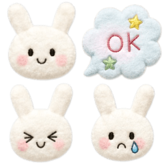 Cute plush toy Sticker03