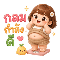 Noona Chubby and joyful