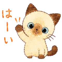 Siamese Stickers (Everyday Version)