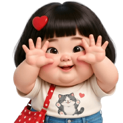 Funny face girl 233 EN