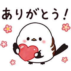 かわいいシマエナガ♡よく使う言葉