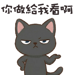 petite black cat 3L