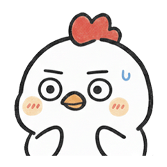 ( ˘⊖˘) 胖大雞盯著你看