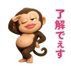 Erozaruru Sexy Joke Stickers