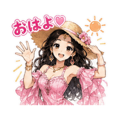 Luna's Summer Stickers