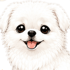 Everyday White Pom-Peke