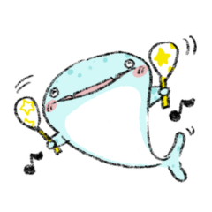 Whale shark everyday stamps