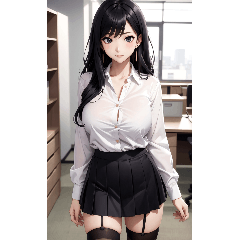 完璧な秘書の少女写真集