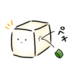 tofu'yakko-chan' sticker part 2