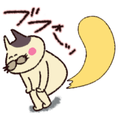 にっこり黄にゃんの繊細なお腹
