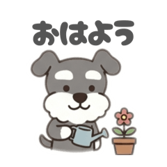 Schnauzer stamps for everyday use