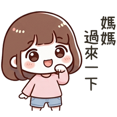 小可愛女友媽媽過來一下