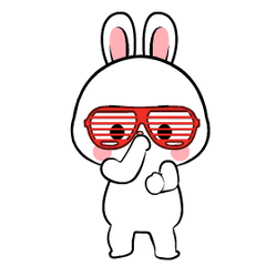 Funny Rabbit 8 : Pop-up stickers