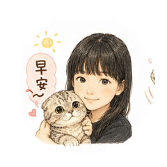 宜欣和摺耳貓咪咪的日常