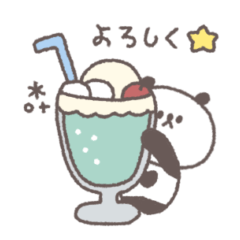 small small panda sticker #133
