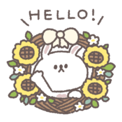 small small rabbit sticker #136