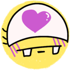 Emoji : Happy yellow 1 eye --