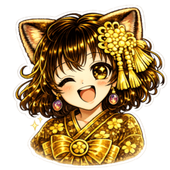 Wolf Girl Roko-chan BIG Stickers
