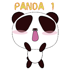 PANDA Sticker 01