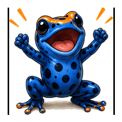 Full Reaction Poison Dart Frog