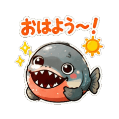 piranha - Daily Chat Stickers