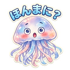 搖曳水母的京都話貼圖