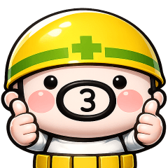 Cute 3D Oyaji-Kun Stickers