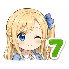 Cute Girl Stickers Vol.7 JP