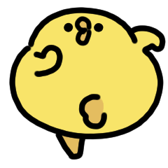 Fat chick anime Sticker