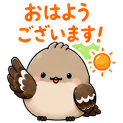 Cute Nurse Bird Stickers