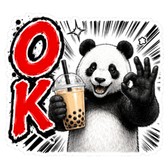 熊貓日常（漫畫風）