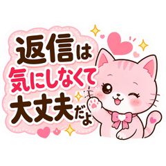 No Reply Needed Gentle Cat