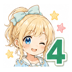 Cute Girl Stickers Vol.4 TH