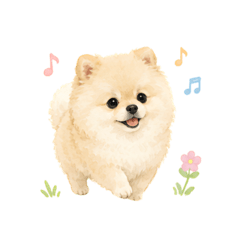Fairy tale-style fluffy pome